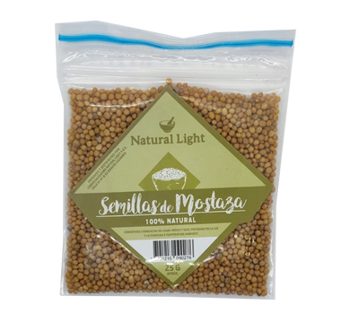 SEMILLA DE MOSTAZA 25 G – NATURAL LIGHT